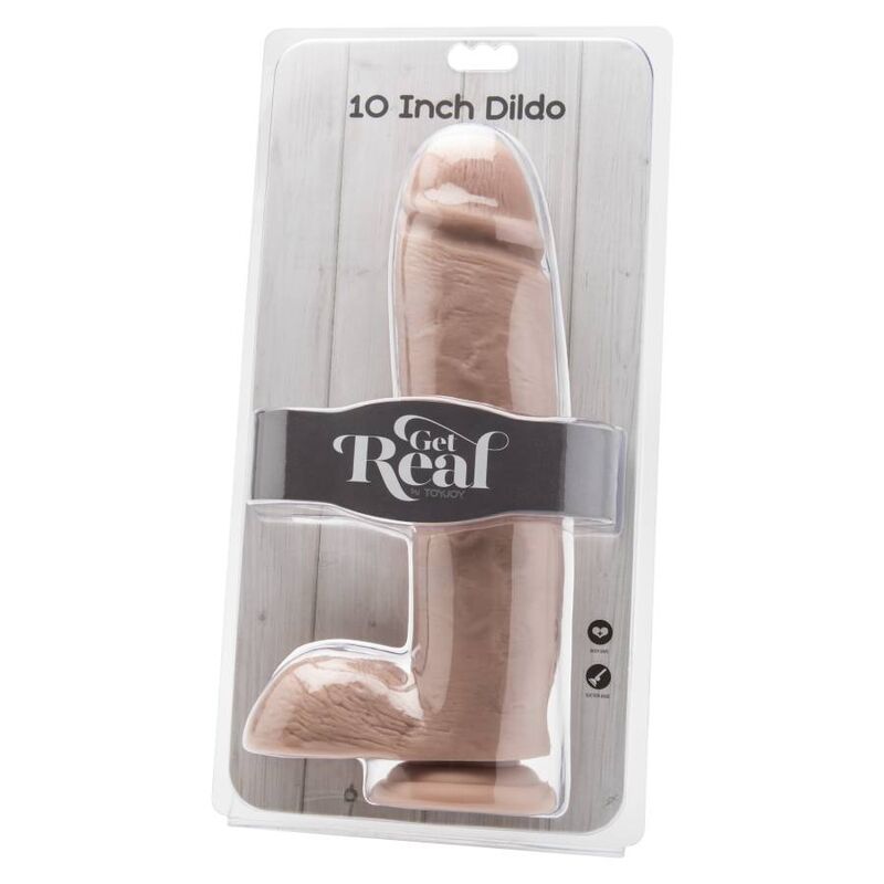 GET REAL - gode réaliste 25,5 cm avec billes