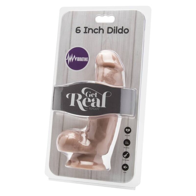 GET REAL – gode réaliste 12 cm avec billes vibromasseur