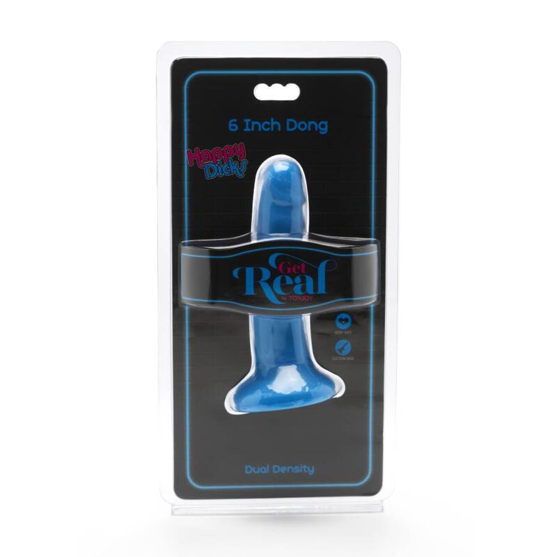 GET REAL - HAPPY DICKS gode 12 cm bleu