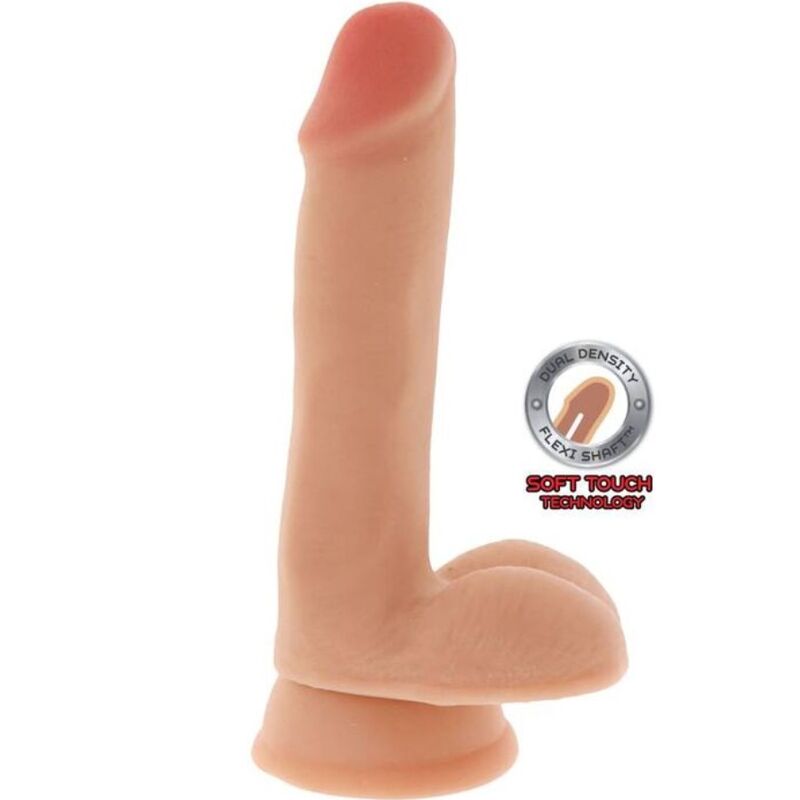 GET REAL - gode réaliste double densité 17 cm balles peau