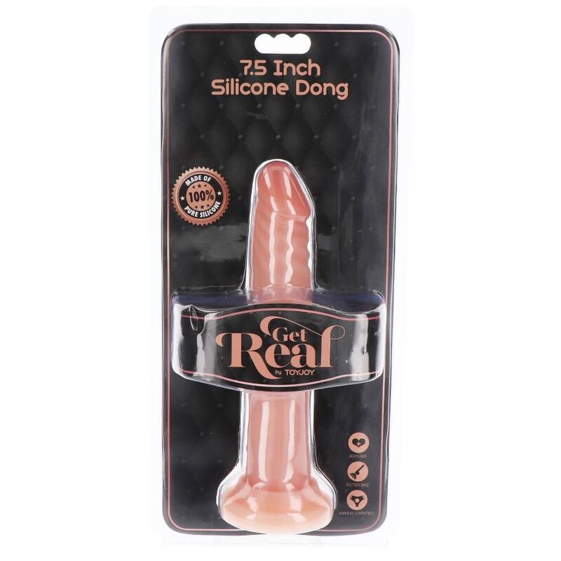 GET REAL – gode réaliste en silicone 19 cm peau