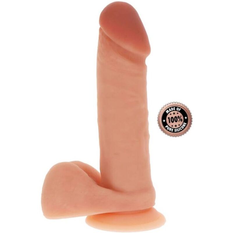 GET REAL - gode réaliste en silicone 20,5 cm avec balles peau