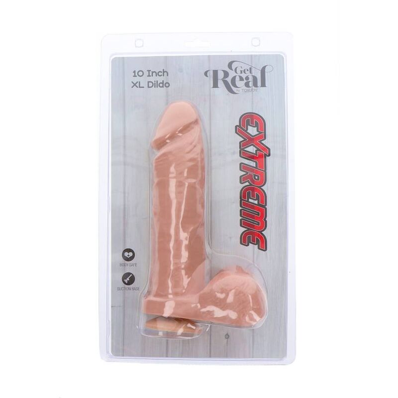 GET REAL - gode réaliste EXTREME XL 25,5 cm peau