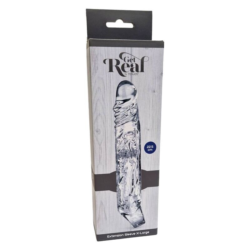 GET REAL - manchon d’extension du penis Xlarge transparent