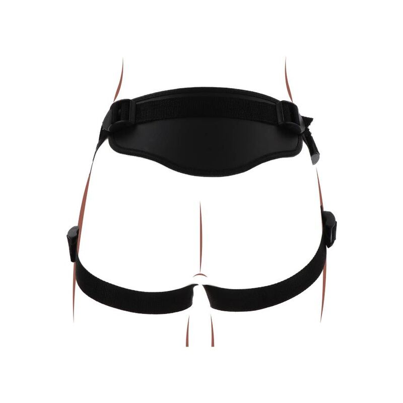 GET REAL - harnais gode ceinture DELUXE noir