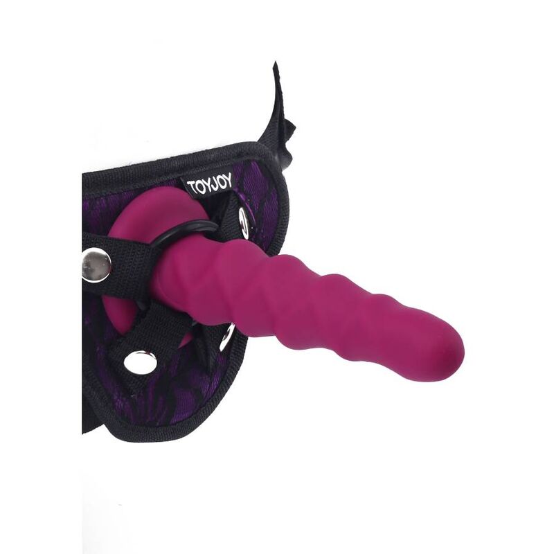 GET REAL – gode gode côtelé 12 cm rouge