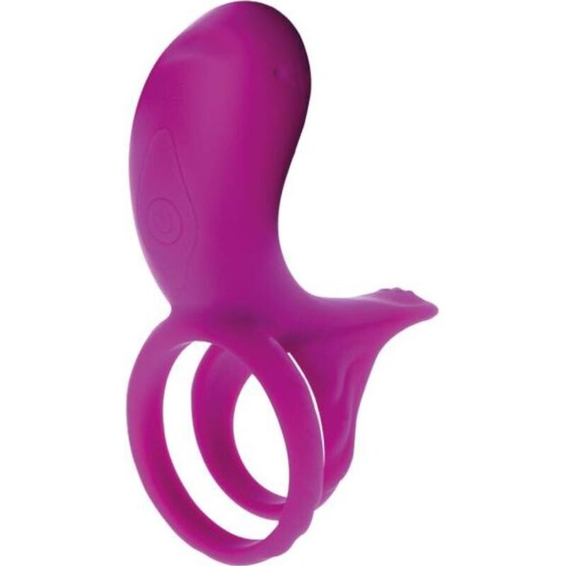 XOCCOON - anneau pénien vibrant de couples fuchsia