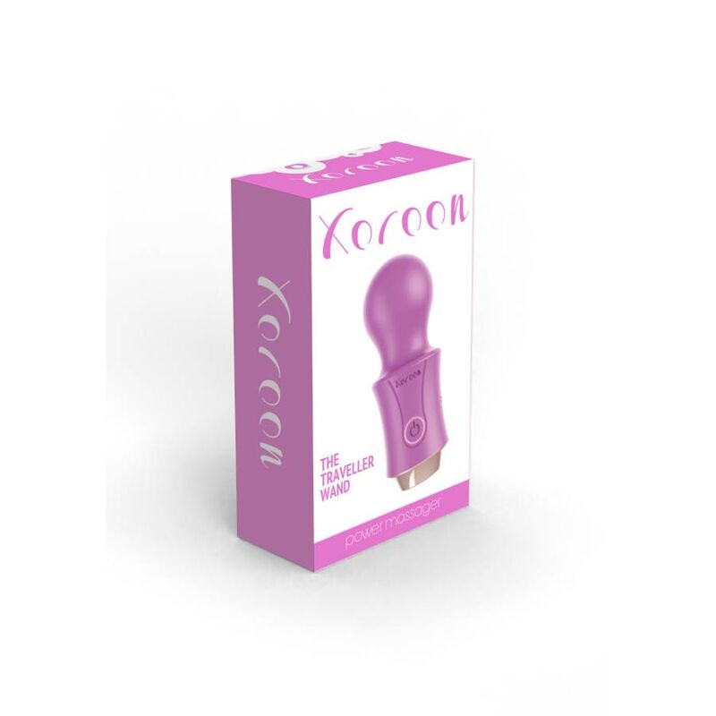 XOCCOON - masseur de type WAND du voyageur fuchsia