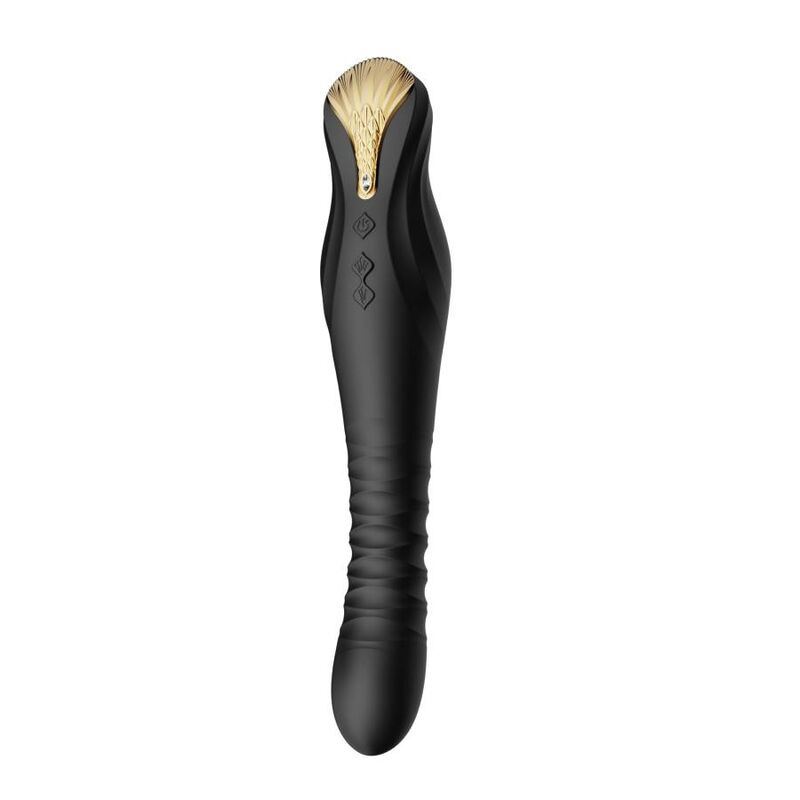 ZALO - KING VIBRATING THRUSTER, vibromasseur noir