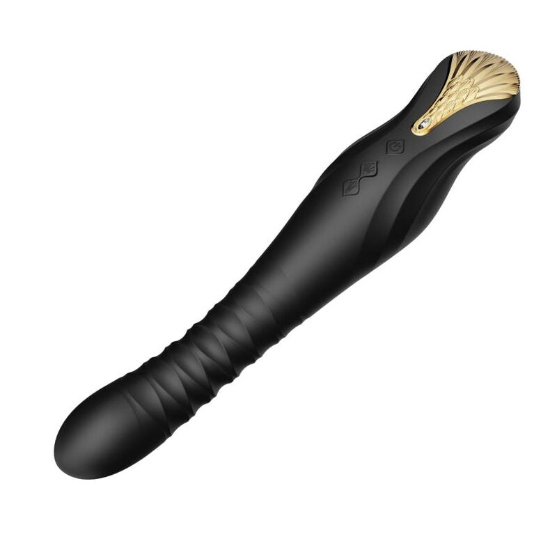 ZALO - KING VIBRATING THRUSTER, vibromasseur noir