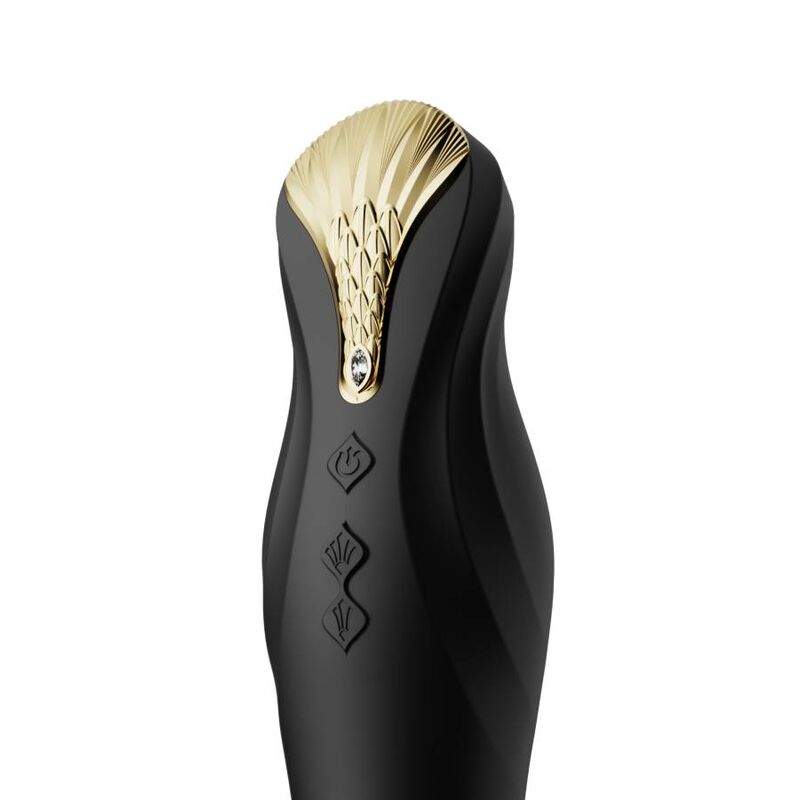 ZALO - KING VIBRATING THRUSTER, vibromasseur noir