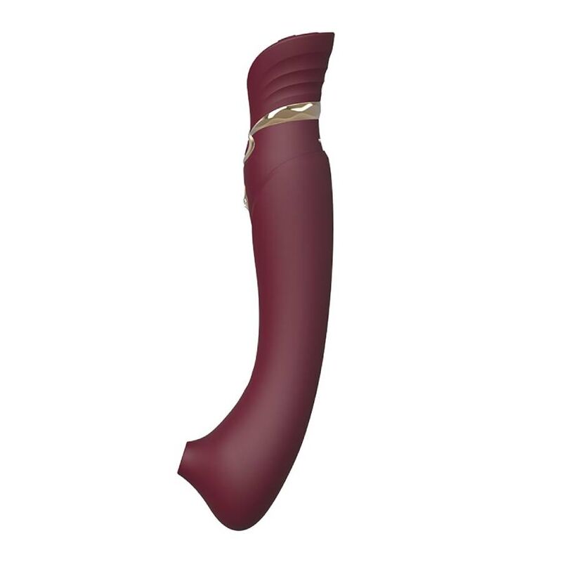 ZALO - QUEEN kit air pulsé ondulante pour clitoris rouge