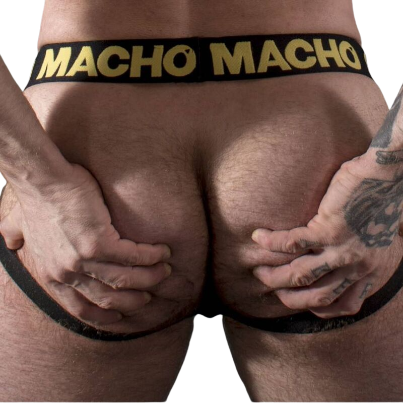 MACHO - MX25AC JOCK CUIR JAUNE S