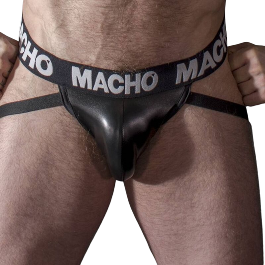 MACHO - MX25NC JOCK CUIR NOIR S