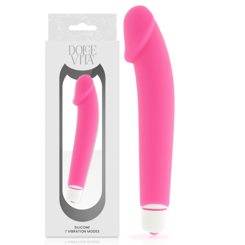 DOLCE VITA - gode avec plaisirs réalistes avec silicone rose