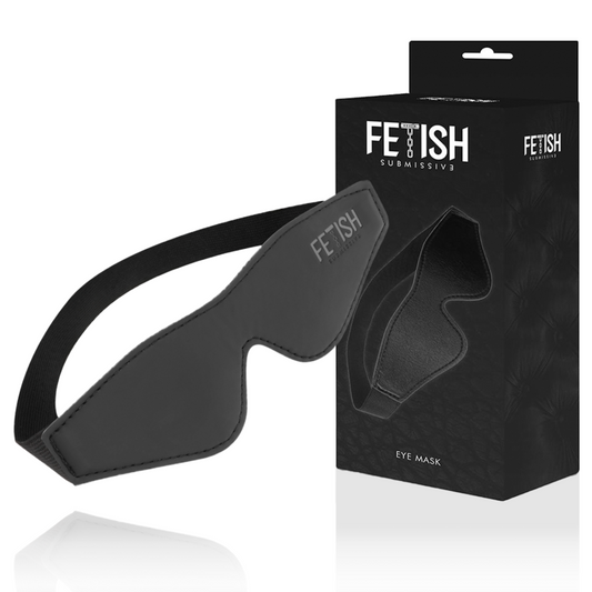 FETISH SUBMISSIVE - masque en cuir végan avec doublure en néoprène