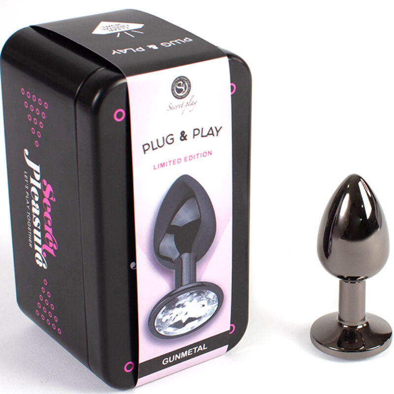 SECRETPLAY - plug anal noir petite taille 7 cm