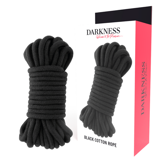 DARKNESS - corde japonaise 5 m noire