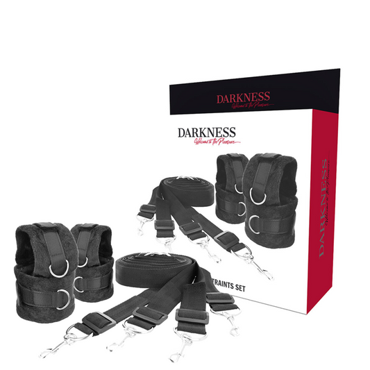 DARKNESS - ensemble d'attaches de lit