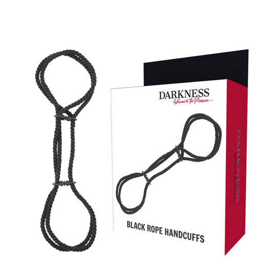 DARKNESS - menottes en corde ou menottes de cheville 100% coton