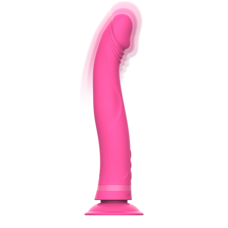 INTENSE - gode vibromasseur en silicone rose MICHELANGELO