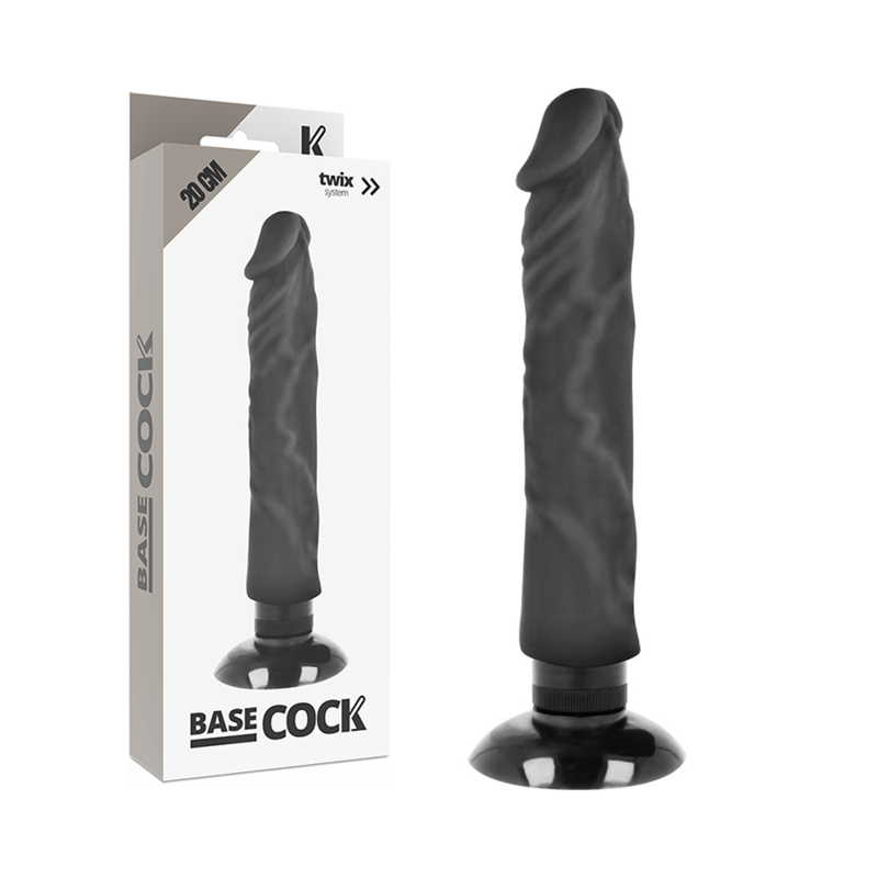 BASECOCK - vibromasseur réaliste 20cm -o- 4 cm