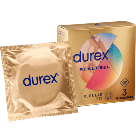 DUREX - PRÉSERVATIFS  REELFELL SENSATIONS RÉELLES 3 UNITÉS