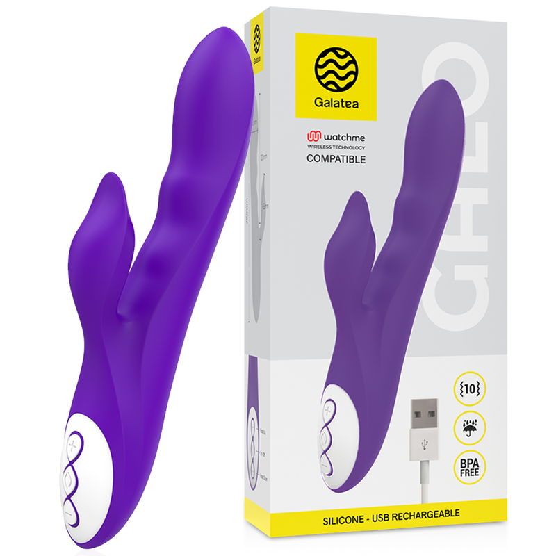 GALATEA - vibromasseur GALO violet compatible WATCHME