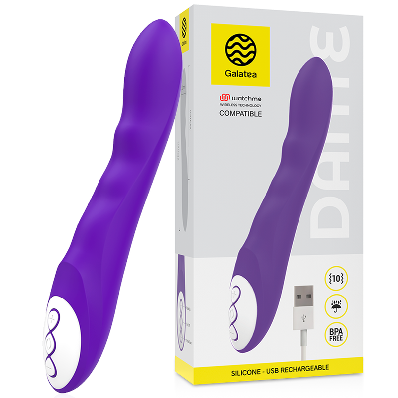 GALATEA - vibromasseur DANTE violet compatible WATCHME