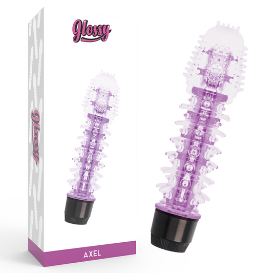 GLOSSY – AXEL vibromasseur violet