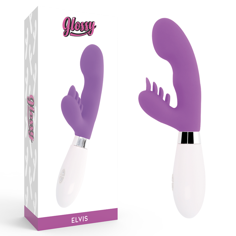 GLOSSY - vibromasseur lapin ELVIS violet