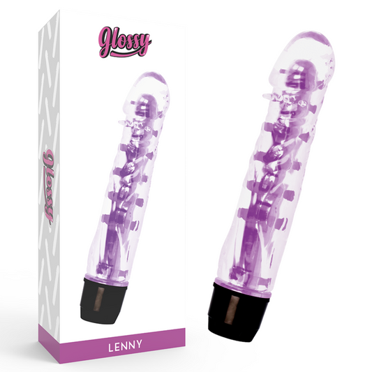 GLOSSY - vibromasseur LENNY violet