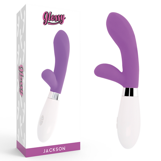 GLOSSY - JACKSON vibromasseur lapin violet