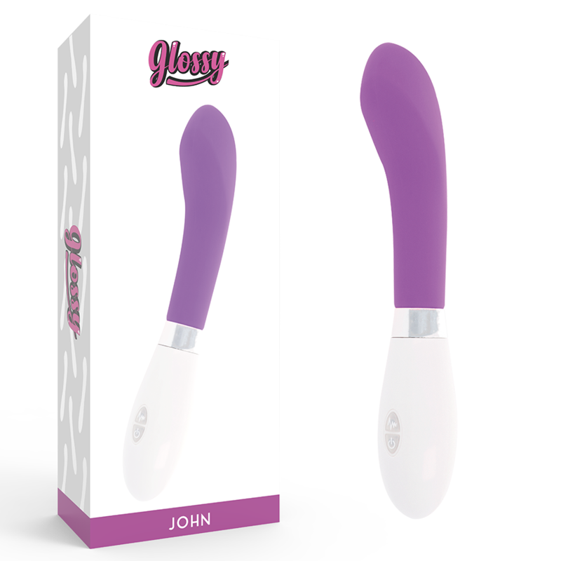 GLOSSY – JOHN vibromasseur violet