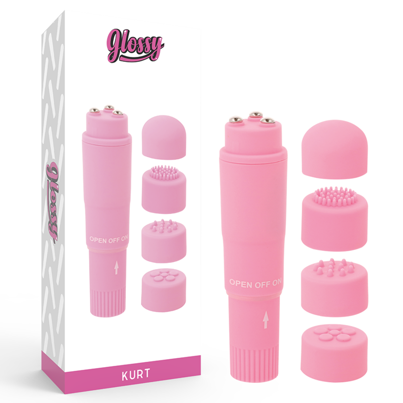 GLOSSY - vibromasseur de poche KURT rose