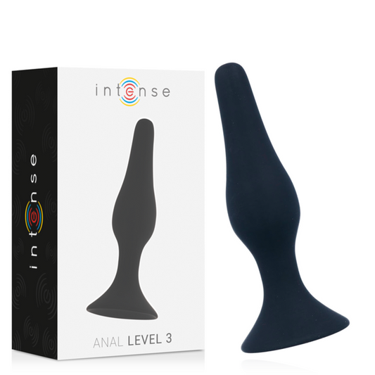 INTENSE - plug anal ANAL LEVEL 3 12,5cm noir