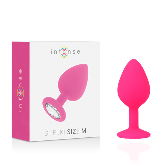 INTENSE - plug anal SHELKI taille M fuchsia