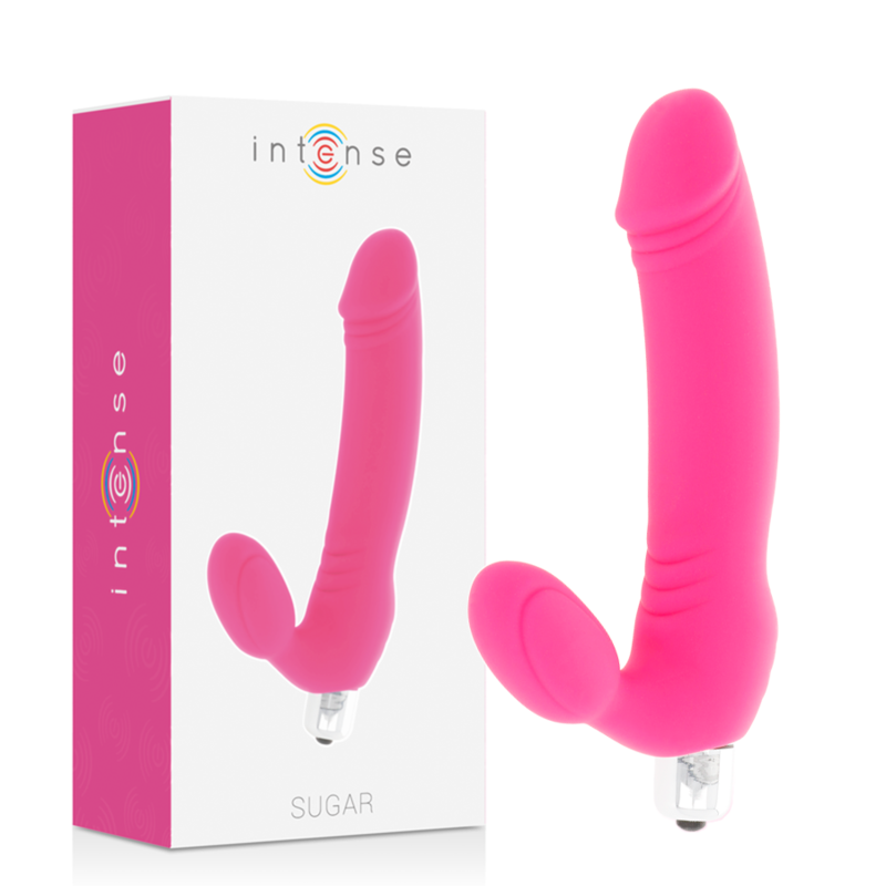 INTENSE - SUGAR vibromasseur sept vitesses silicone fushia