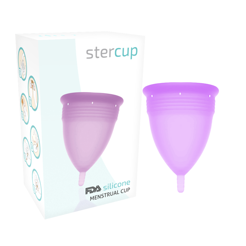 STERCUP - COUPE MENSTRUELLE EN SILICONE FDA TAILLE S VIOLET