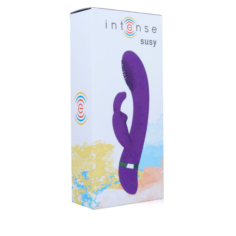 INTENSE - vibromasseur oscillant SUSY silicone lapin violet