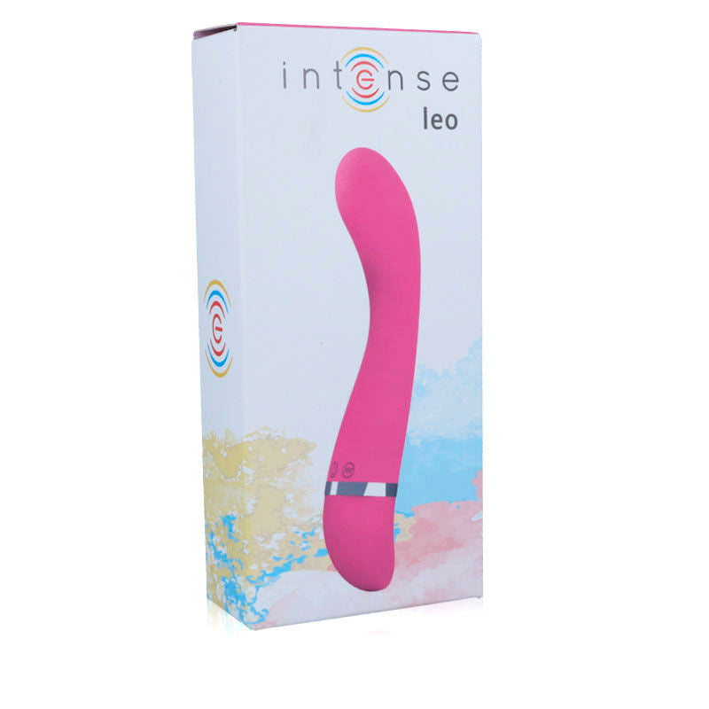 INTENSE - vibromasseur LEO silicone rose luxe