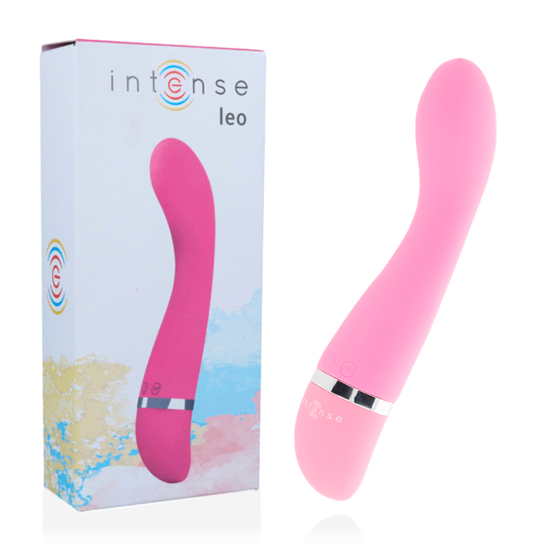 INTENSE - vibromasseur LEO silicone rose luxe