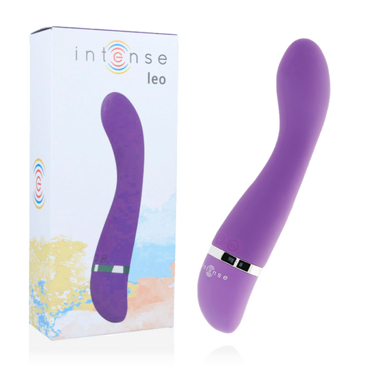 INTENSE - vibromasseur LEO violet silicone luxe