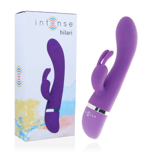 INTENSE - vibromasseur HILARI violet silicone luxe