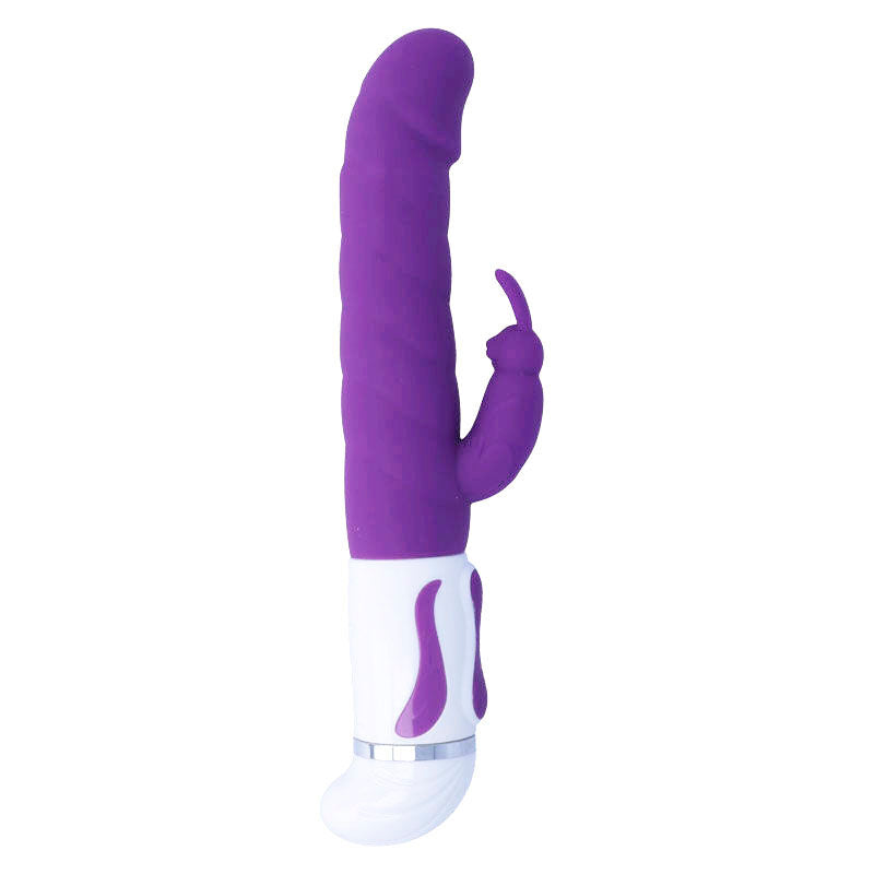 INTENSE - vibromasseur BOBBLE avec rotation silicone violet