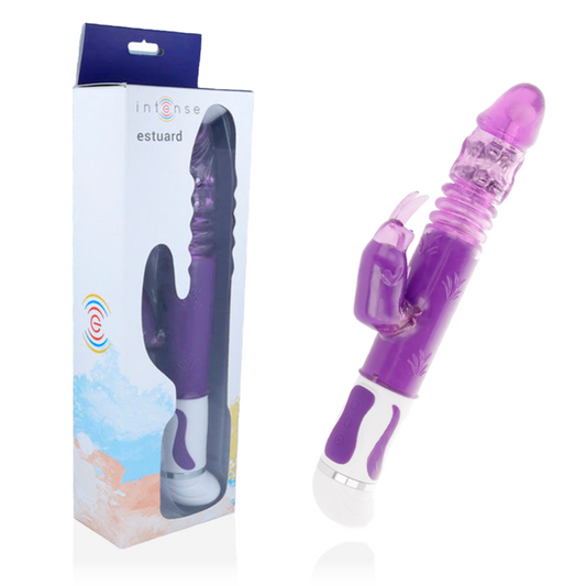 INTENSE - vibromasseur avec rotation ESTUARD up&down (mouvement haut et bas) violet