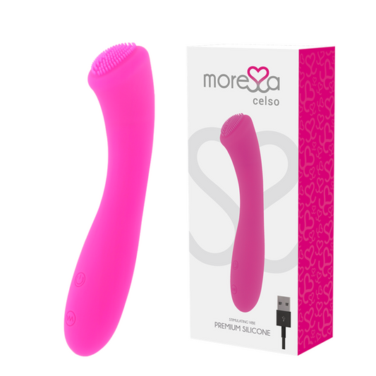 MORESSA – CELSO vibromasseur rechargeable en silicone premium