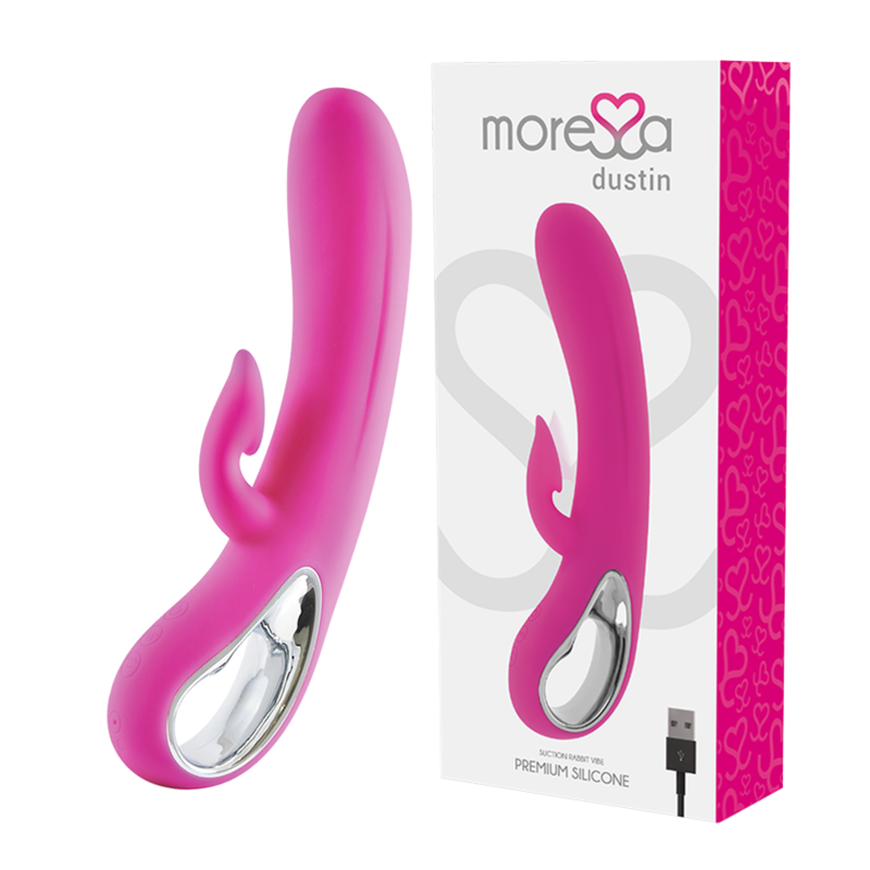 MORESSA – DUSTIN vibromasseur rechargeable en silicone premium