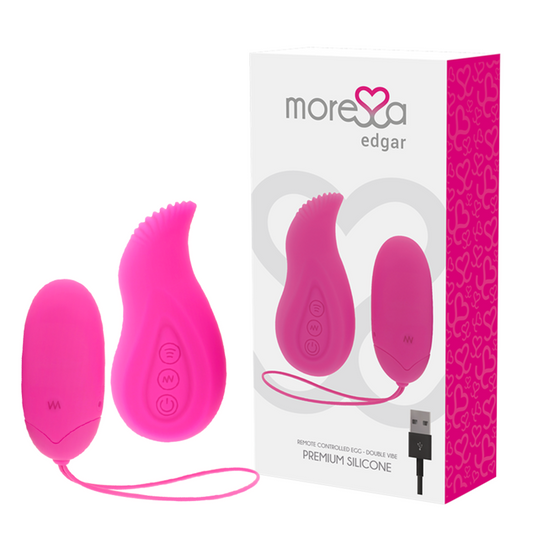 MORESSA – EDGAR vibromasseur télécommandé en silicone premium