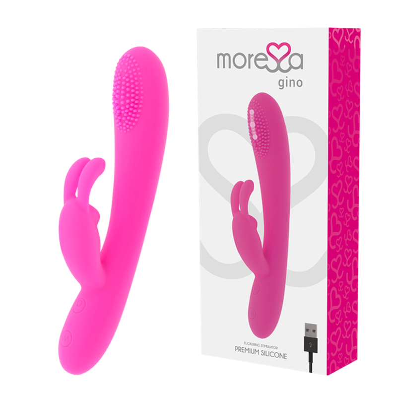 MORESSA – GINO vibromasseur rechargeable en silicone premium